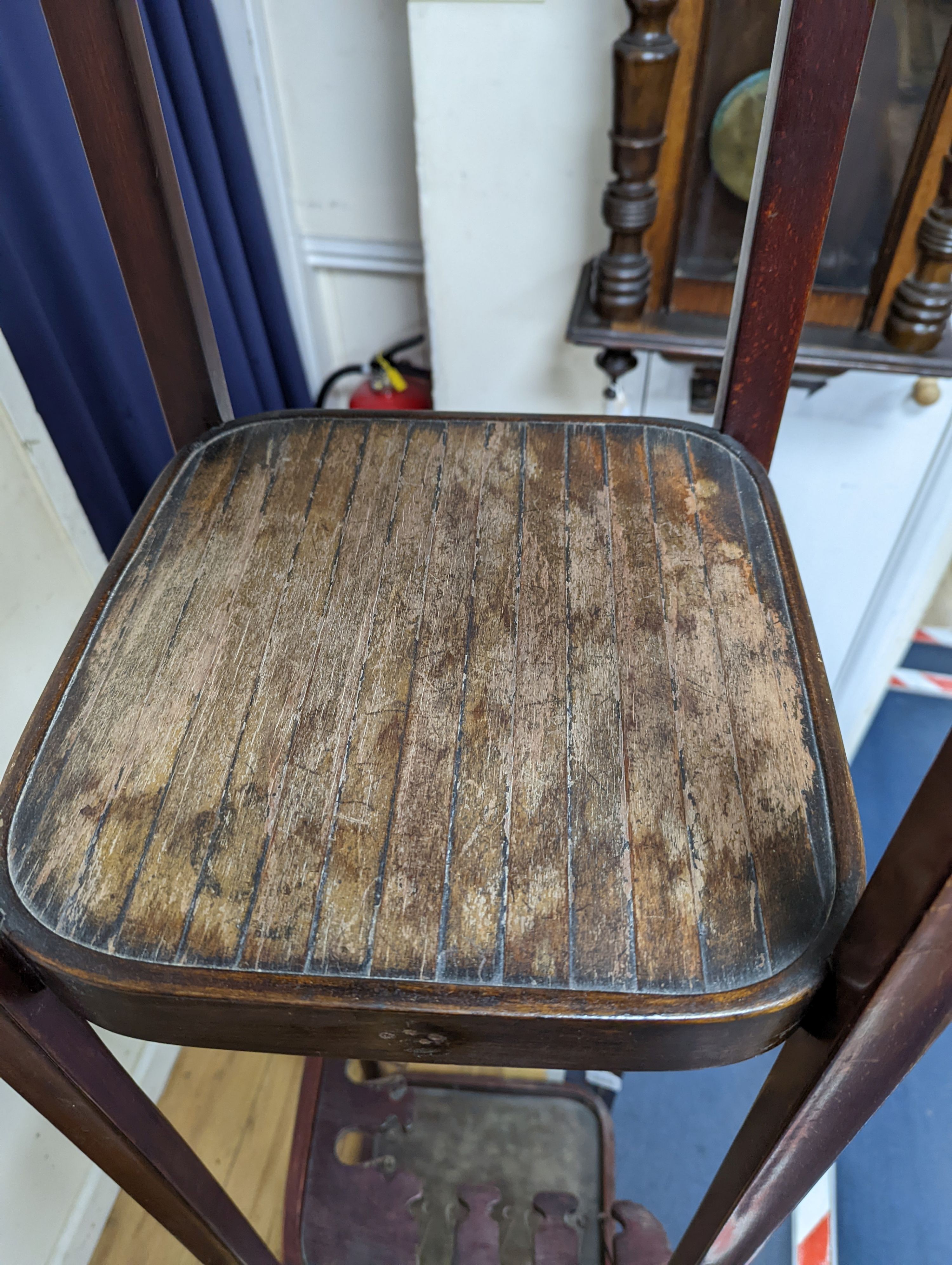Attributed to Josef Hoffman, a Mundus and J & J Kohn Ltd bentwood hallstand, bears original paper label, height 183cm